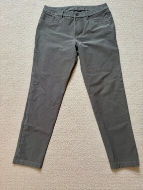 lululemon athletica Men's Olive Green 5 Pocket Utilitech Pants - Slim Fit